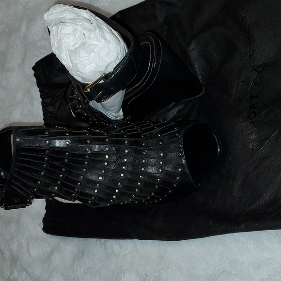 Fringed studded wedge sandal - Picture 2 of 4